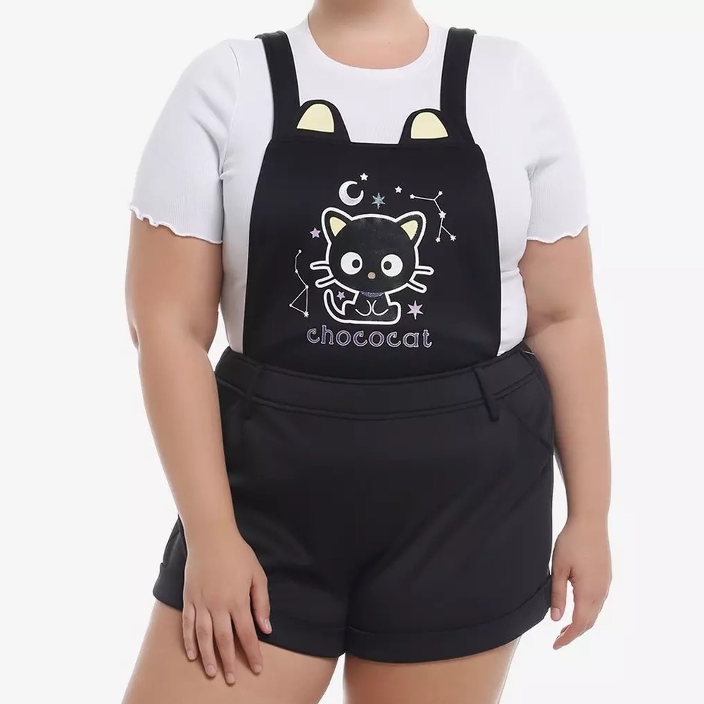 Chococat Celestial Glitter Scuba Shortalls Plus Size‎ Hot Topic Sanrio